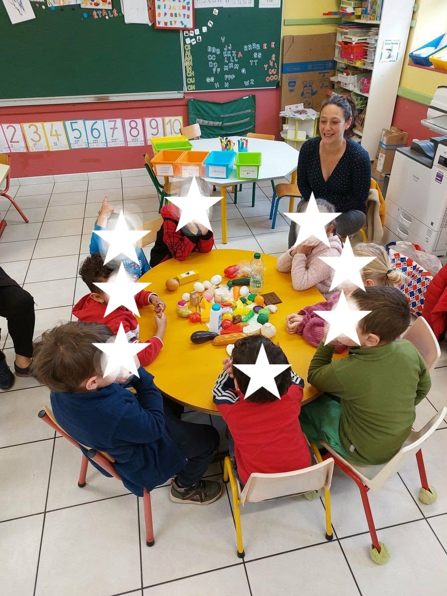 Action passée : Découverte des groupes alimentaires par les enfants de maternelle de Saint Blancard