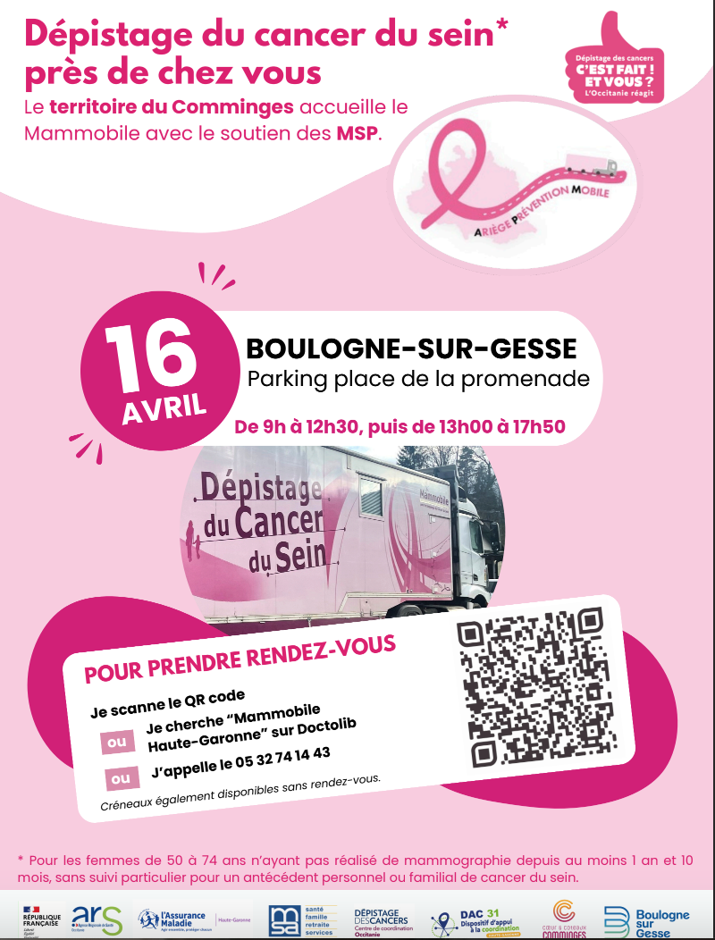 DÉPISTAGE MAMMOBILE