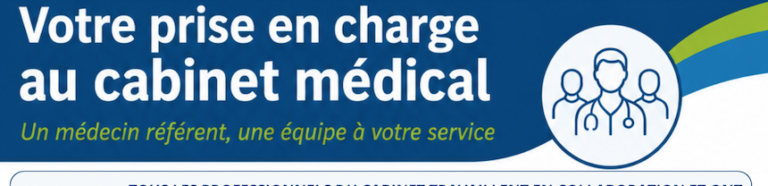 Votre prise en charge au cabinet médical